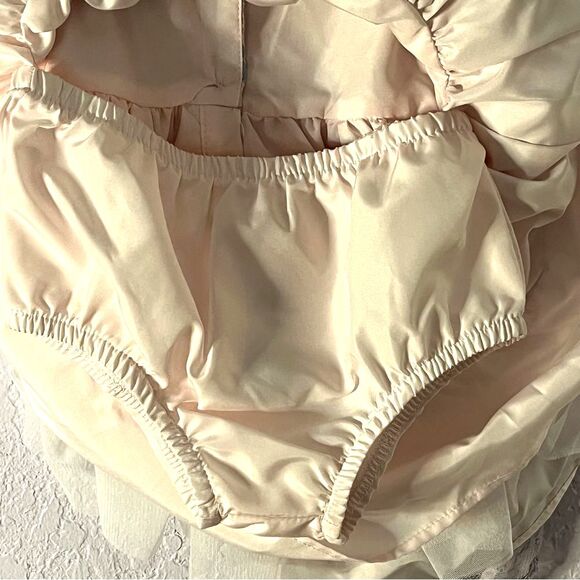 Mia & Mimi Infant Baby Adorable Pink and Blue Lace Dress with Bloomers NEW! - Picture 16 of 16